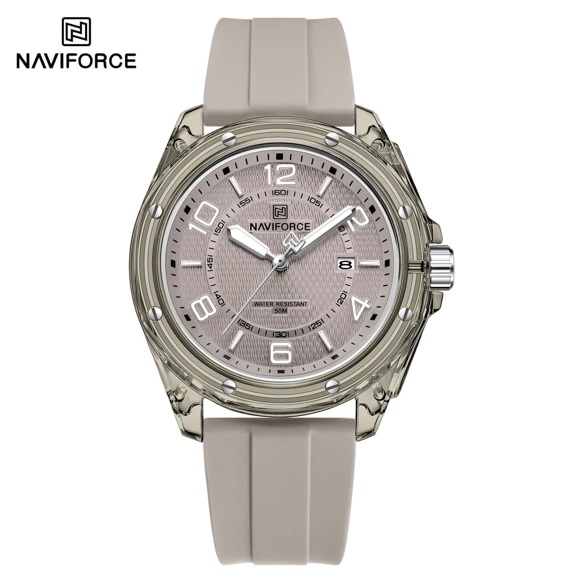 NAVIFORCE 6119 T For Men - Gray White 